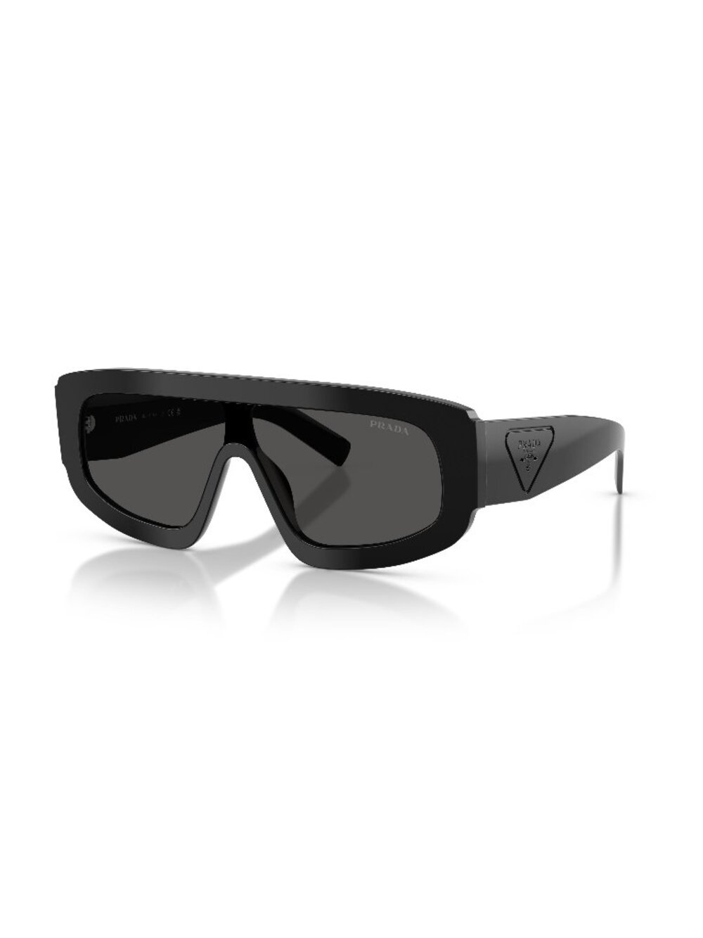 New Prada Men's Sunglasses Black Grey Lens Acetate Frame PR D10S 16K08Z 0
